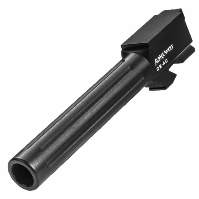 Lone Wolf AW-2240N 4.49" Stainless Steel Barrel Matte Black 40 S&W