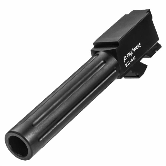 Lone Wolf AW-2340N 4.02" Stainless Steel Barrel Matte Black 40 S&W