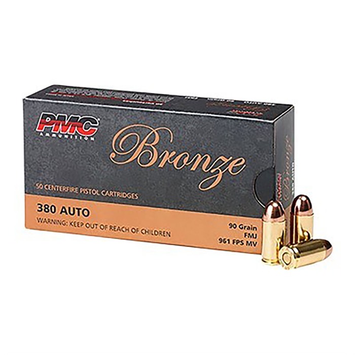 PMC 380A-BP .380 Auto 90GR FMJ Ammo 300 Rounds Battle Pack