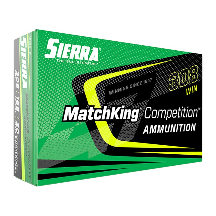 Sierra MatchKing 308 Win 175 GR HPBT Precision Ammo 20 Rounds