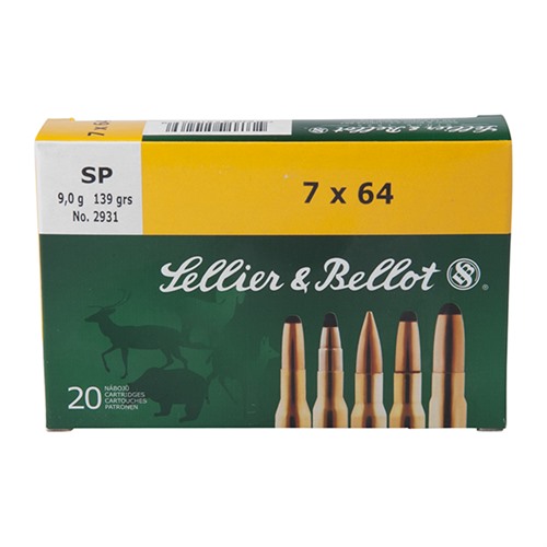 Sellier & Bellot SB7B 7mm Rem Mag 139gr Soft Point Ammo, 20 Rounds - Sellier & Bellot - 7MM REMINGTON for sale at TheGunDock