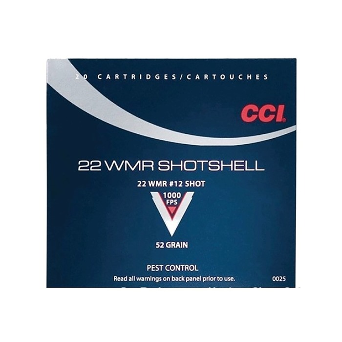 SHOTSHELL AMMO 22 MAGNUM (WMR) #12 SHOT