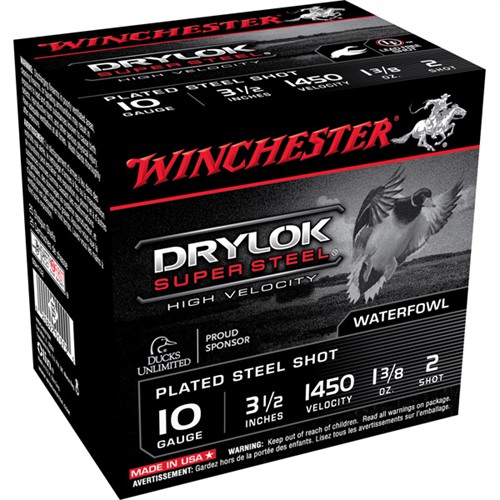 Winchester Ammo SSH102 DryLock Super 10 3.50" 1 3/8 oz 2 Shot 25 Per Box/ 10 Cs