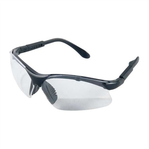 Radians Revelation Sporting Goods Shooting Glasses Black with Clear Lens