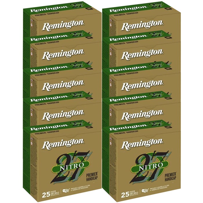 REMINGTON NITRO 27 PREMIER HANDICAP 12GA 2-3/4" 1-1/8OZ #7.5 250/CASE