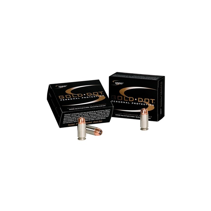 Speer 23617GD 9mm Luger +P 124gr Gold Dot Hollow Point Ammo 20/Box