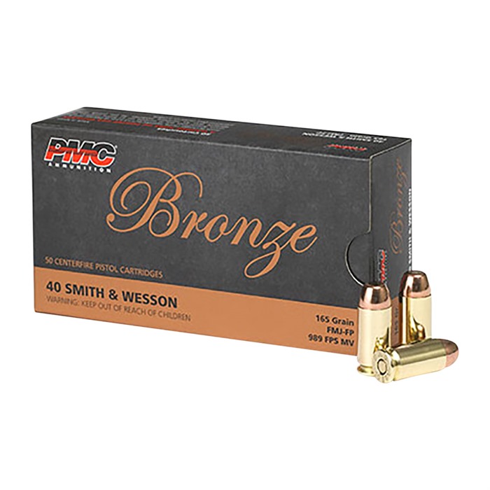 PMC AMMUNITION 40 S&W 165GR FULL METAL JACKET 1000/CASE