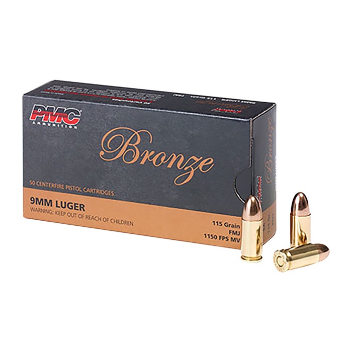 PMC AMMUNITION 9MM LUGER 115GR FULL METAL JACKET 1000/CASE