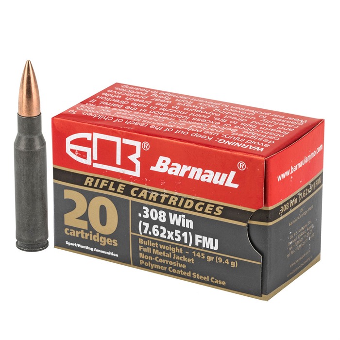 Wolf wolf308-CASE .308 Win 145 Grain FMJ Steel Case Ammo, 500 Rounds