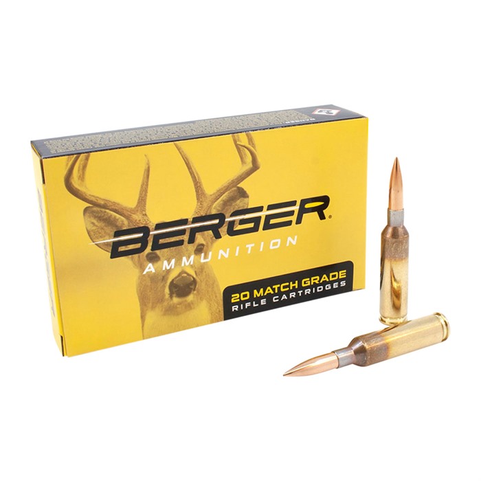 Berger 20010 6mm Creedmoor 95gr Classic Hunter Ammo 20/Box