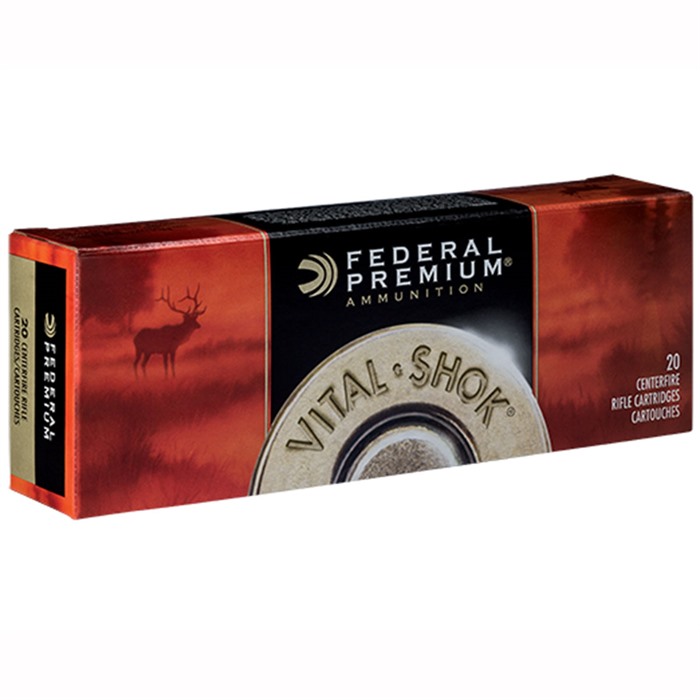 Federal Premium 6mm Rem Nosler Partition Vital-Shok Rifle Centerfire Ammunition - 6MM REM 100 GR 3100 FPS