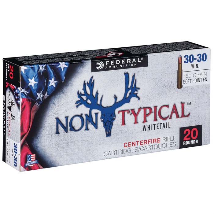 Federal 3030DT150 30-30 Win 150gr Soft Point 20rd Rifle Ammo