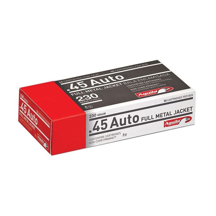 AGUILA 45 AUTO 230GR FULL METAL JACKET 1000/CASE