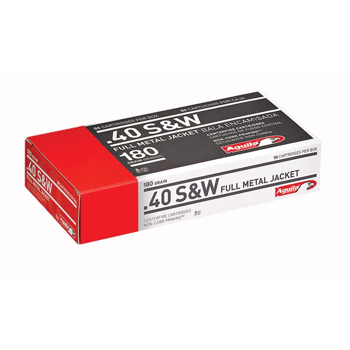 AGUILA 40 S&W 180GR FULL METAL JACKET 1000/CASE