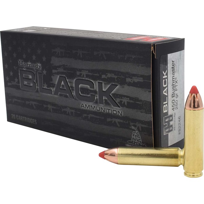 Hornady BLACK 450 BUSHMASTER 250GR FTX POLYMER TIPPED 200/CASE