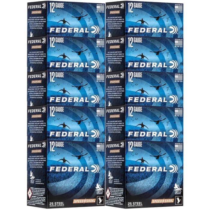 Federal SPEED-SHOK 12 GAUGE 3" 1-1/4OZ #BB SHOT 250/CASE - Federal Premium Ammunition