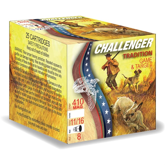 ST CLASS TARGET LOAD 410 BORE 2-1/2 1/2OZ #8 SHOT 250/CS Ammo
