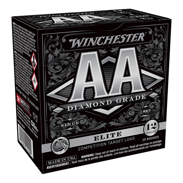 WINCHESTER AA DIAMOND GRADE 12 GAUGE 2-3/4" 1OZ #7.5 1250 FPS 250/CASE
