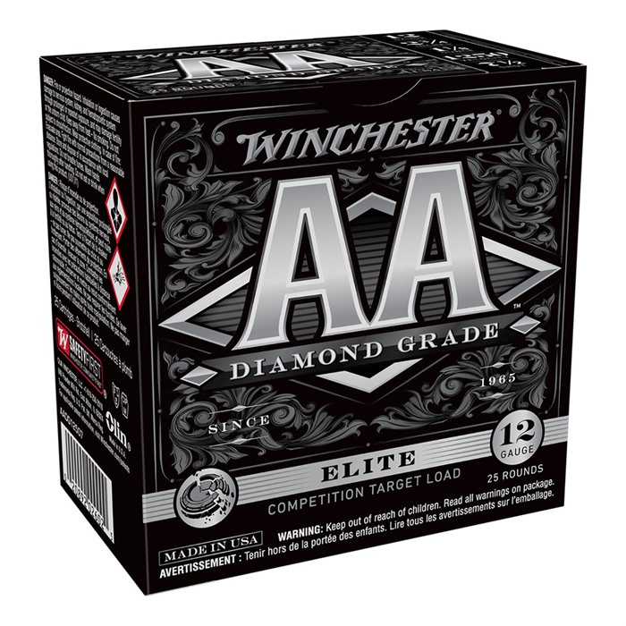 WINCHESTER AA DIAMOND GRADE 12 GAUGE 2-3/4" 1-1/8OZ #7.5 SHOT 250/CASE