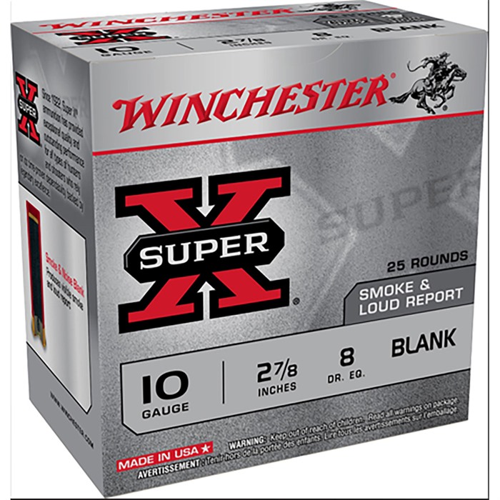 Winchester Super-X XBP12W 12 Gauge 2.75 In Blank Shotshells 25 Rounds