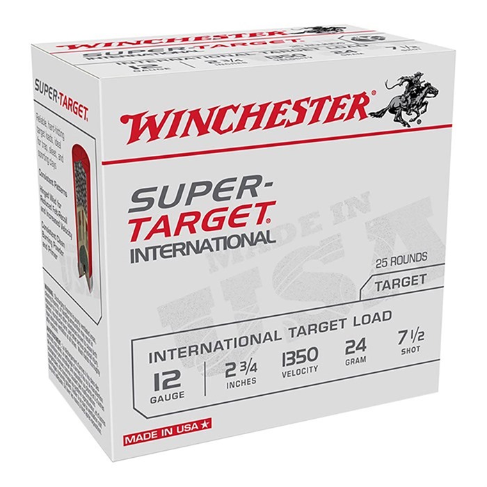Winchester AMMO Super Target 12ga 2.75in 25Rd Shotgun Shells TRGT213507