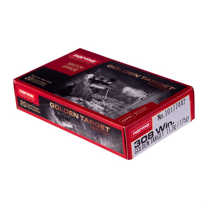 Norma 308 WINCHESTER 175GR MATCH BOAT TAIL 20/BOX