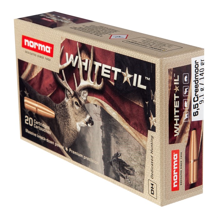 Norma 6.5MM CREEDMOOR 140GR PENETRATING SOFT POINT 20/BOX