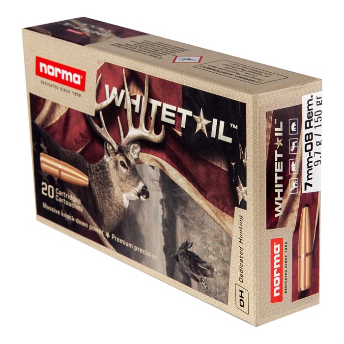 Norma 7MM-08 REMINGTON 150GR PENETRATING SOFT POINT 20/BOX
