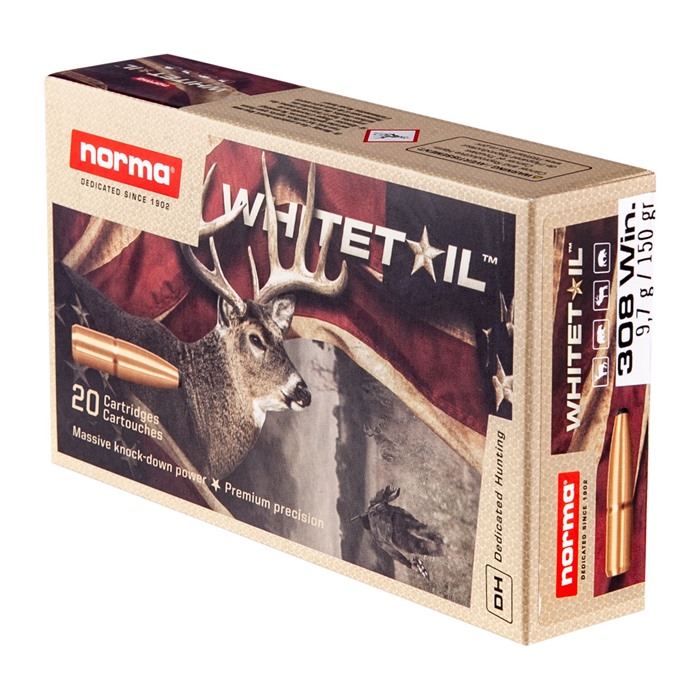 Norma 308 WINCHESTER 150GR PENETRATING SOFT POINT 20/BOX