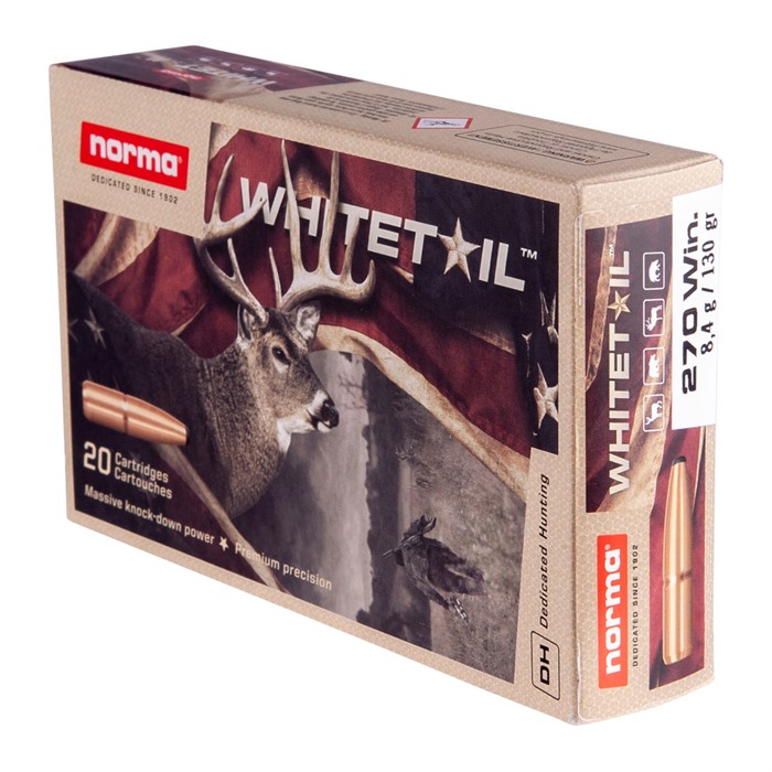 Norma 270 WINCHESTER 130GR PENETRATING SOFT POINT 20/BOX