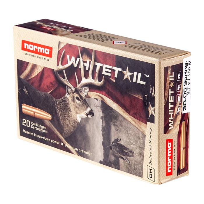 Norma 30-06 SPRINGFIELD 150GR PENETRATING SOFT POINT 20/BOX