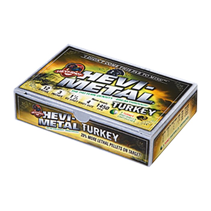 HEVI SHOT 12 GAUGE 3" 1-1/4OZ #4 5/BOX