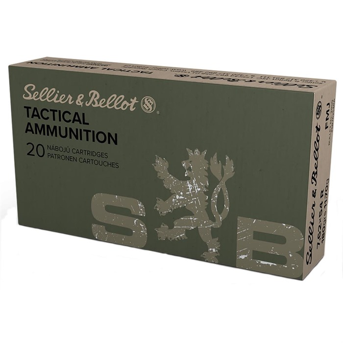 Sellier & Bellot 7.62x54R Full Metal Jacket 180 Grain 20 Rounds