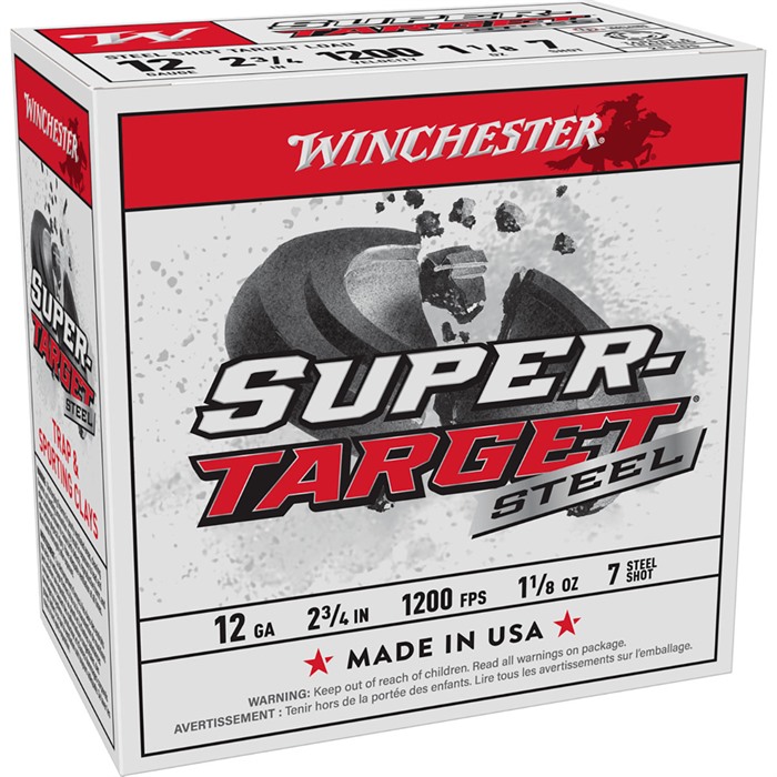 WINCHESTER SUPER TARGET 12 GAUGE 2-3/4" 1-1/8OZ #7 SHOT 250/CASE