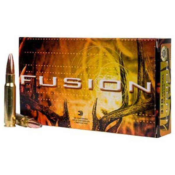 Federal F22250FS1 Fusion Hunting 22-250 Rem 55 gr Soft Point Ammo