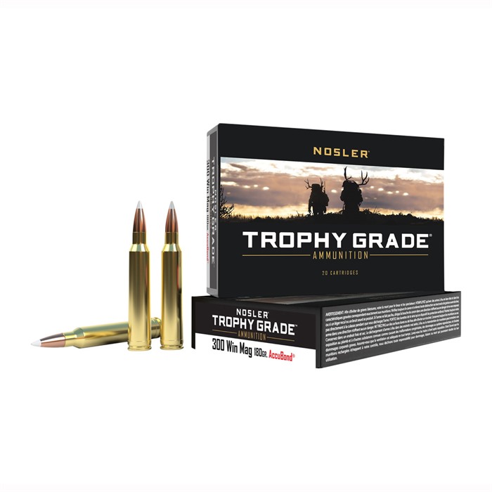 TROPHY GRADE AMMO 300 WIN MAG 180GR ACCUBOND