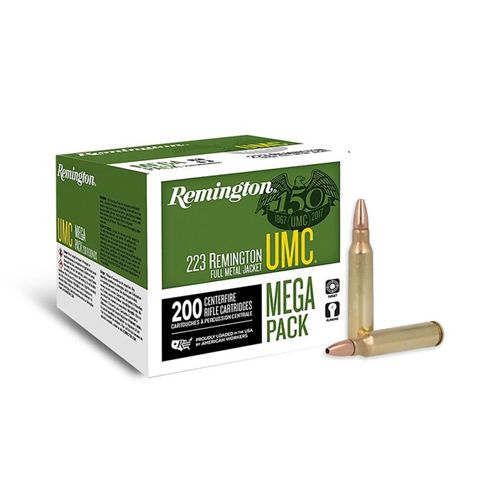 Remington UMC Rifle Ammunition .223 Rem 45 gr. JHP 3550 fps 200/ct - Remington - 223 Remington for sale at TheGunDock