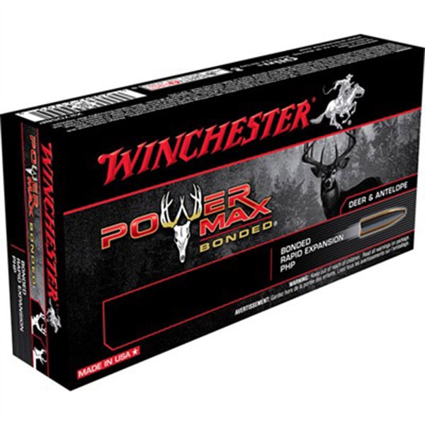 Winchester PowerMax Bonded Rifle Ammo 30-30 Win 150 gr. Protected HP
