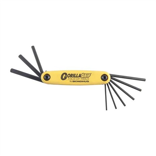 Bondhus GORILLA GRIP SAE HEX WRENCH 9-PIECE SET (5/64"-1/4")