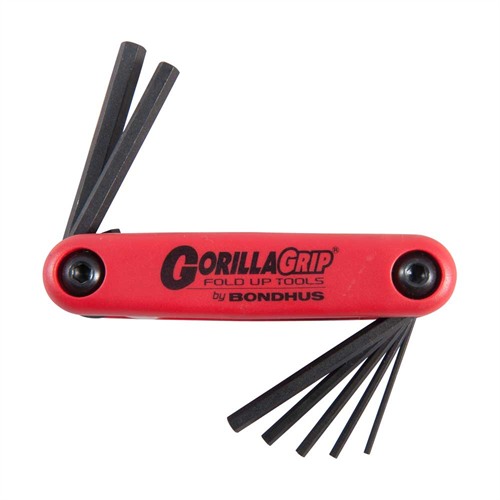 Bondhus GORILLA GRIP METRIC HEX WRENCH 7-PIECE SET (1.5MM-6MM)
