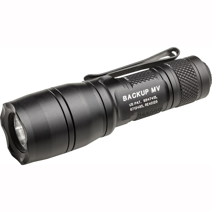 SureFire E1BMV E1B BackUp Max Vision 400 Lumens LED Flashlight Black