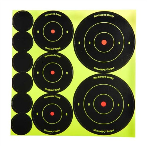 1'', 2'', 3'' BULLSEYE, 12 PACK