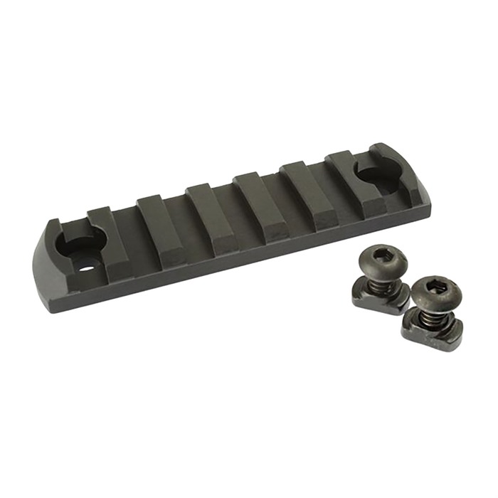 CMC Triggers 81723 M-LOK to Picatinny 7-Slot Rail, Aluminum, Black