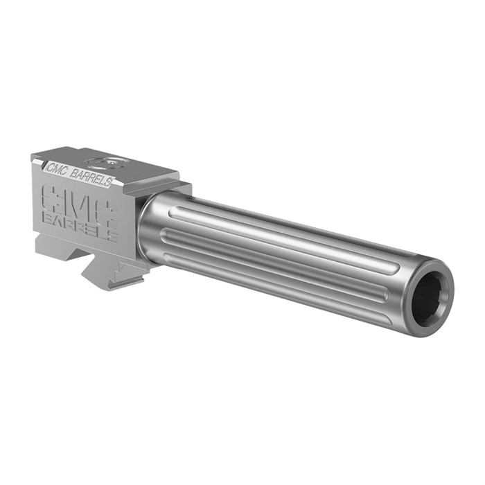 CMC Triggers 75526 Glock 19 9mm Luger 4.01" Fluted Barrel Silver