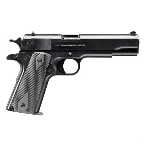 Walther Arms 5170304 Colt Government A1 Pistol, .22 LR, 5-Inch Barrel, 12-Round Capacity, Adjustable Sights, 2.25 lbs