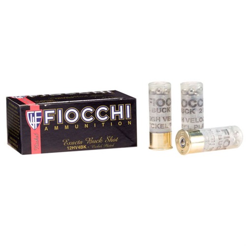 Fiocchi AMMUNITION FIOCCHI BUCK SHOT LOW RECOIL 12GA 2.75" #00 9 PELLETS 10/BX
