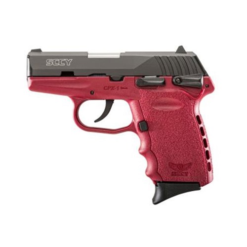SCCY CPX-1 CBCR 9mm Black/Crimson 10-Round 3.1" Double Safety