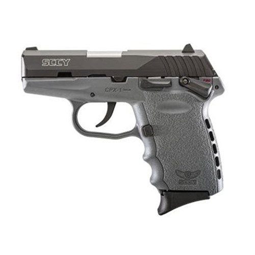 SCCY CPX-1 CBSG 9mm Black/Sniper Gray 10-Rd 3.1" Double Safety