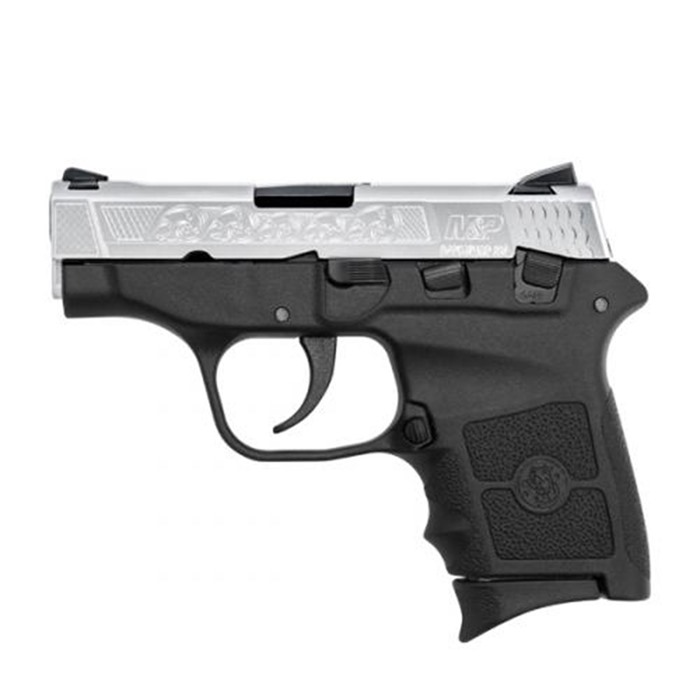 Smith & Wesson 10110 M&P Bodyguard 380 ACP 2.75" Barrel 6+1, Matte Black Polymer Frame, Matte Silver Stainless Steel Engraved Slide, Polymer Grip, Manual Safety