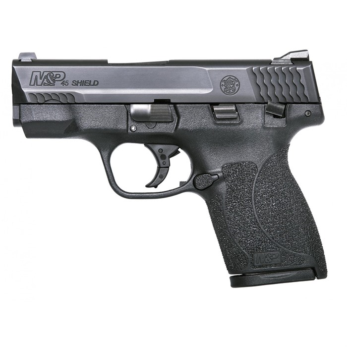 Smith & Wesson M&P Shield M2.0 11704 .45 ACP 3.30" Barrel 6+1 or 7+1 Black Polymer Frame Armornite Stainless Steel Slide Manual Safety 10Lb. Trigger Pull